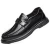 FashionSpring Autumn Cow Leather Dress Shoes for Men Fashion Soft-soled Men's Wedding Shoes New Designer Casual Loafers Male
