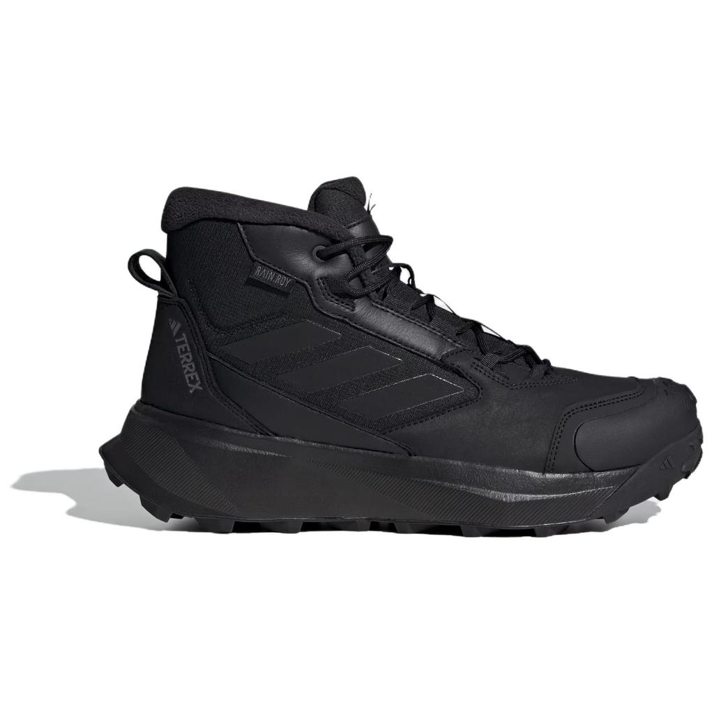 Adidas Terrex Winter Leather Mid Rain.RDY Cold.RDY Black Grey Unisex Sneakers Core-Black Grey-Four ID2859