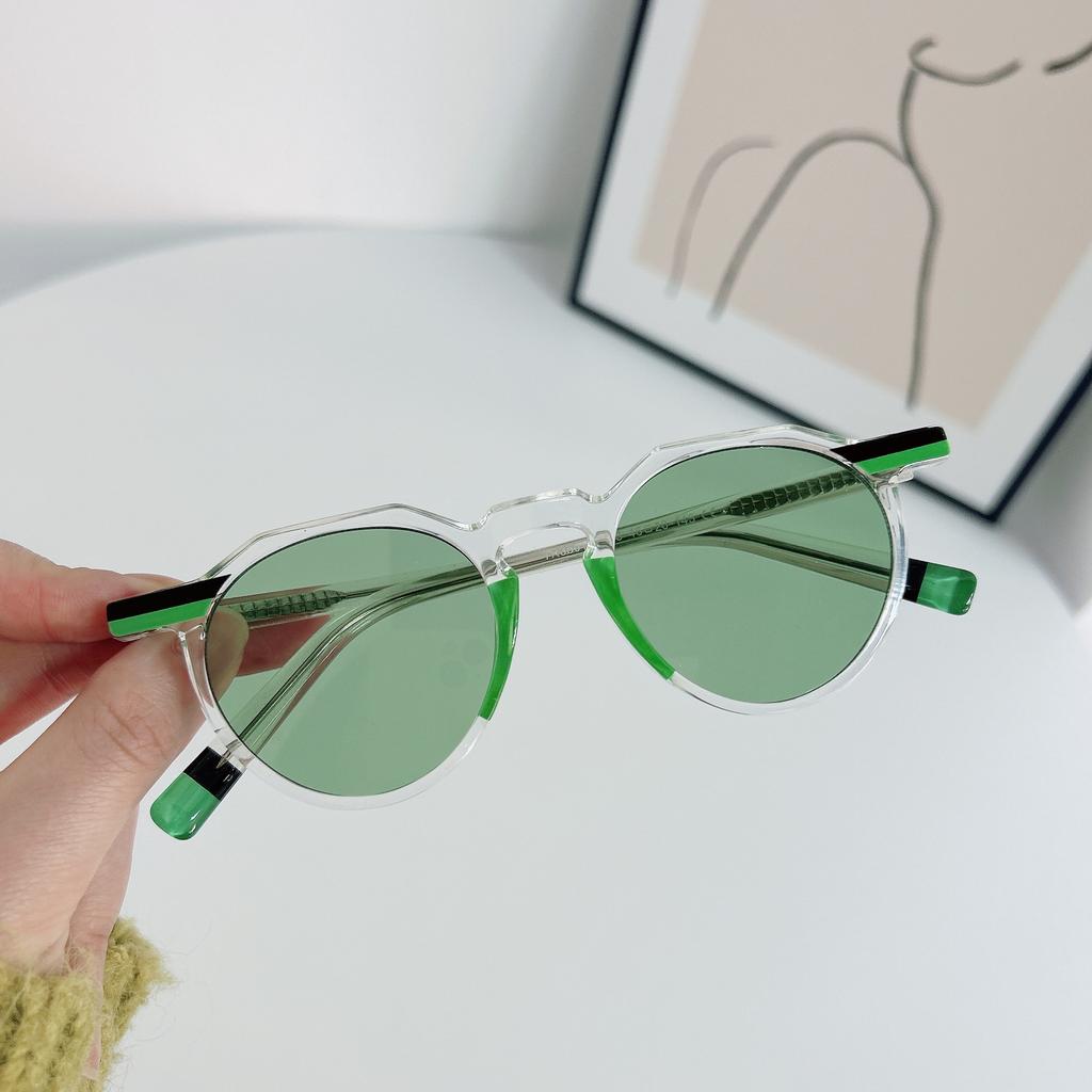 Солнцезащитные очки в круглой оправе в стиле ретро, универсальные очки с защитой от синего света для мужчин и женщин, модные солнцезащитные очки