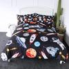 Cartoon Astronaut Galaxy Full Size Comforter Collections For Boys Girls Kids Bedroom Decor Star Bedding Collections Quilt Collection With Pillowcases