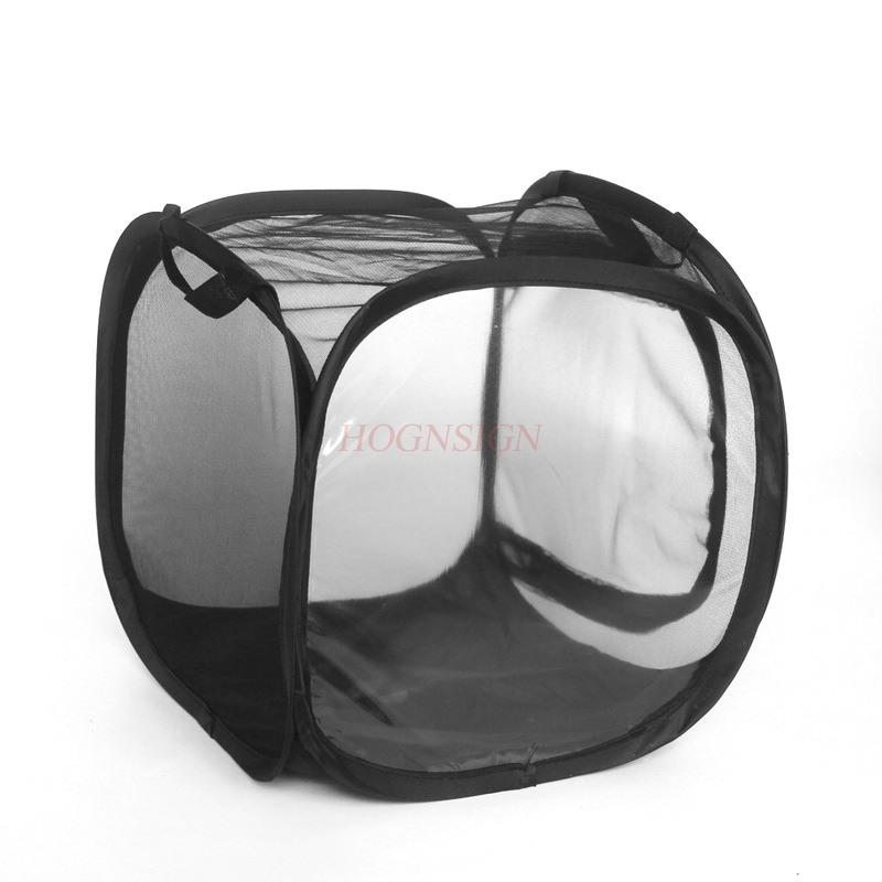 All Black Insect Prevention Net Box Plant Greenhouse Net Box Mantis Breeding Box Butterfly Insect Breeding Box Cage Net