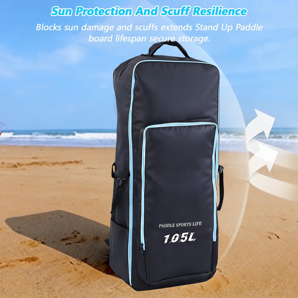 Large Capacity Paddle Board Backpack Stand Up Paddle Backpack Easy Access Storage Design Lightweight Travel Outdoor Adventure Gear