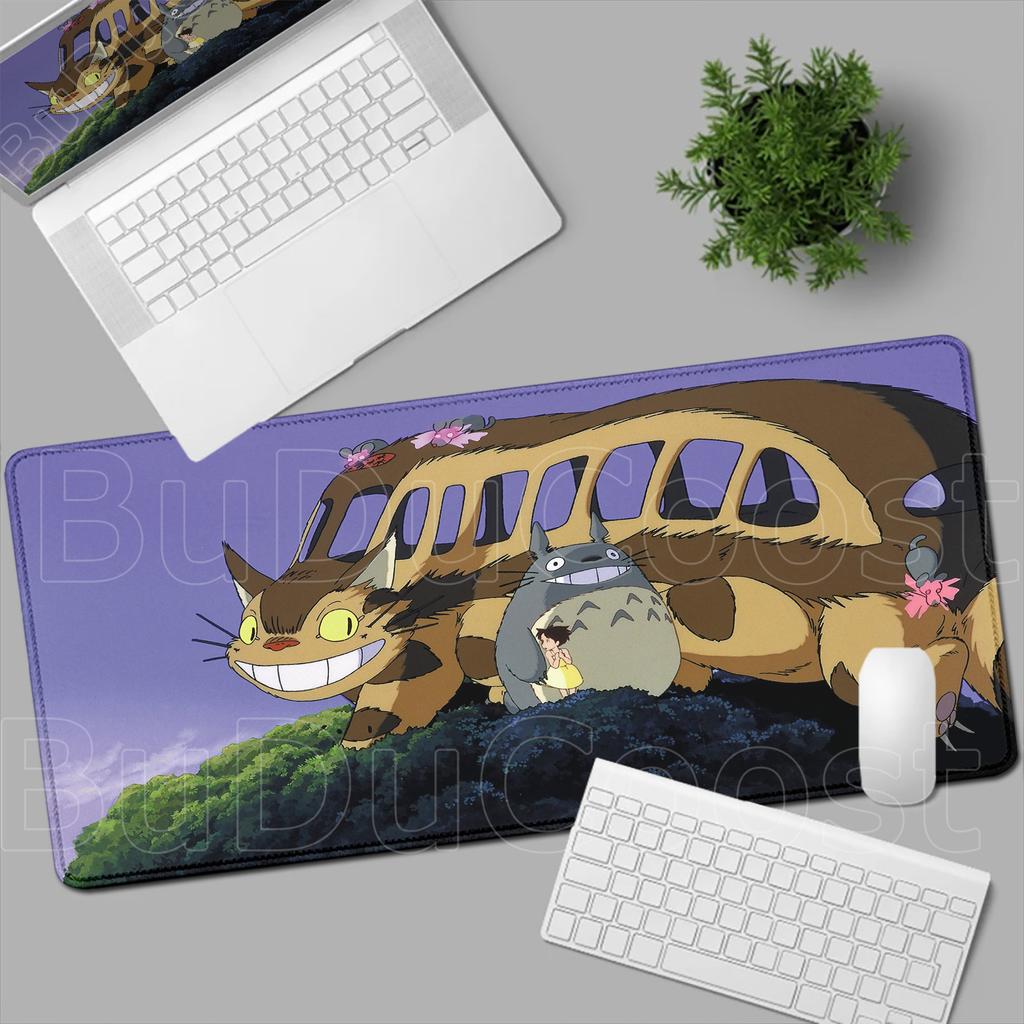 Mouse Mat Lockedge Anime T-Totoros Mouse Pad Laptop Gaming Accessories New Computer Game Keyboard Desk Pad XXL Mousepad for Gift