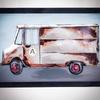 3D metal picture LOFT DELIVERY CAR 60x40