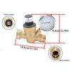 RVs Water Pressure Regulator 0-100 PSI 3/4 Inch Vehicle Inlet Screen Filter Adjustable Reducer Valve Plumbing Accessory