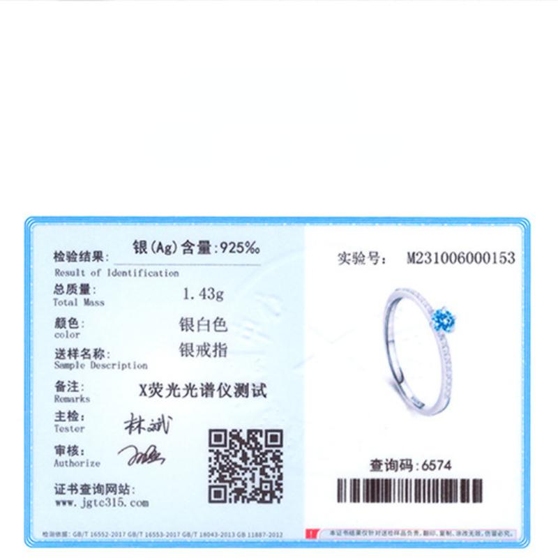 Tancise Classic 925 Sterling Silver Zircon Ring Ladies Jewelry Wedding Promise Party Gift