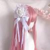 Gothic Lace Rose Hairpin Lace Headwear Cute Bowknot Hair Clip  Maid