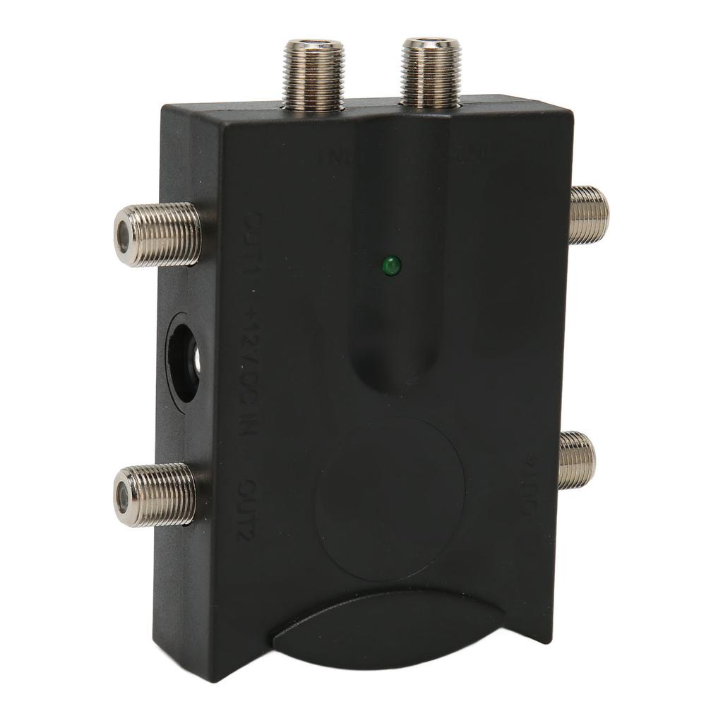 Усилитель ТВ 2 в 4 выхода без потерь двунаправленный усилитель ТВ сигнала с высоким коэффициентом усиления для антенны кабельного ТВ