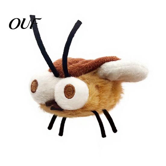 Hanging Door Cat Toys for Boredom Interactive Insect Toy, Flapping Wings Mosquito Fly Touch Indoor Cats Activated, Rechargeable Cockroach Toy Hunting