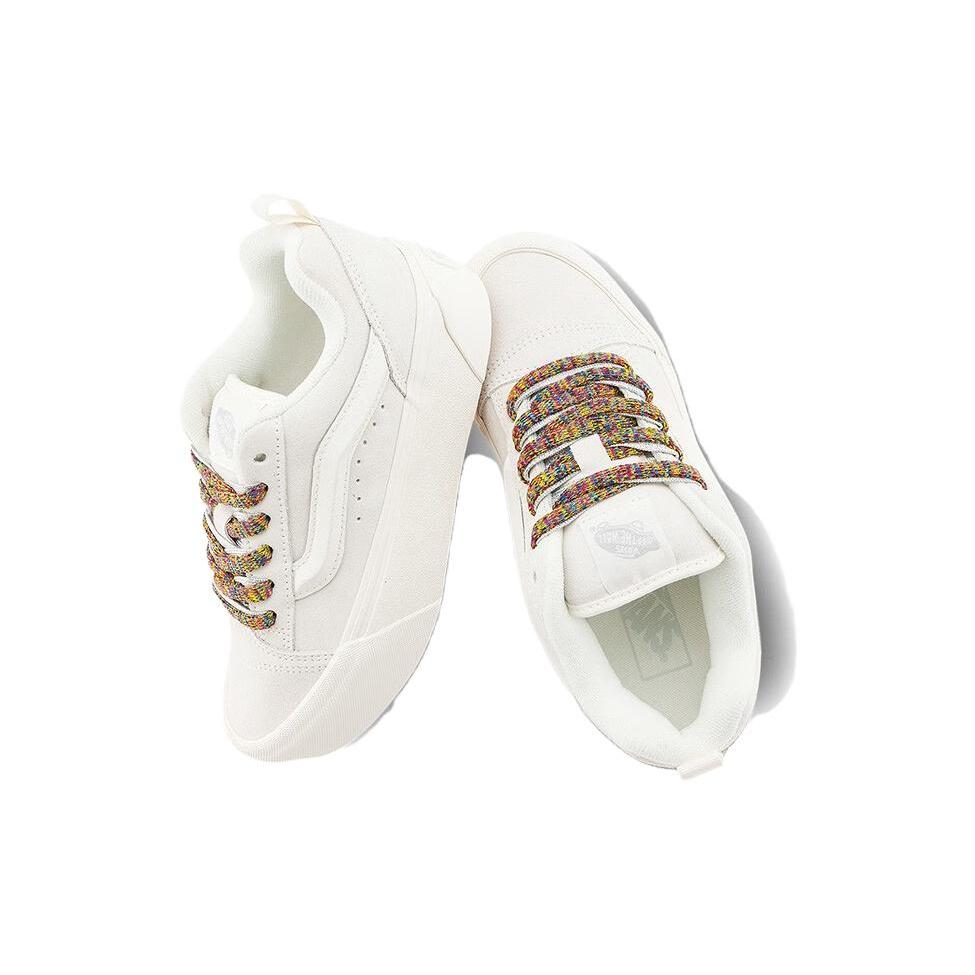 Vans Knu Stack 'White Multi-Color Laces' (Unisex) Multi-Color Skateboard Shoes VN000CRS448