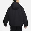 Nike Спортивная ветровка 2-в-1 с простым капюшоном и хлопковой курткой Женская верхняя одежда черного цвета DD4661-010