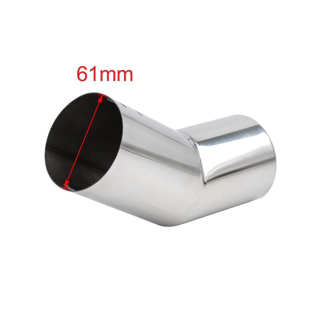 uxcell Muffler Cutter, Exhaust Pipe, Stainless Steel Pipe, Tail Pipe Tip, Muffler, For Cars, Chrome, Silver Tone