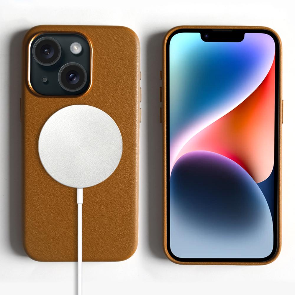 Магнитный чехол для iPhone 14 Экологичный чехол-накладка из кожи RPET, сертифицированный GRS