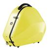 C.C. Shiny Case II Horn Case with Bell Cut, CC2-HRB-PY, Pastel Yellow