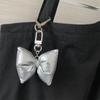 Y2K брелок 3D заполненный хлопок бант сердце брелок милый крутой брелок для девочек сумка кулон телефон цепочка ювелирные изделия аксессуары