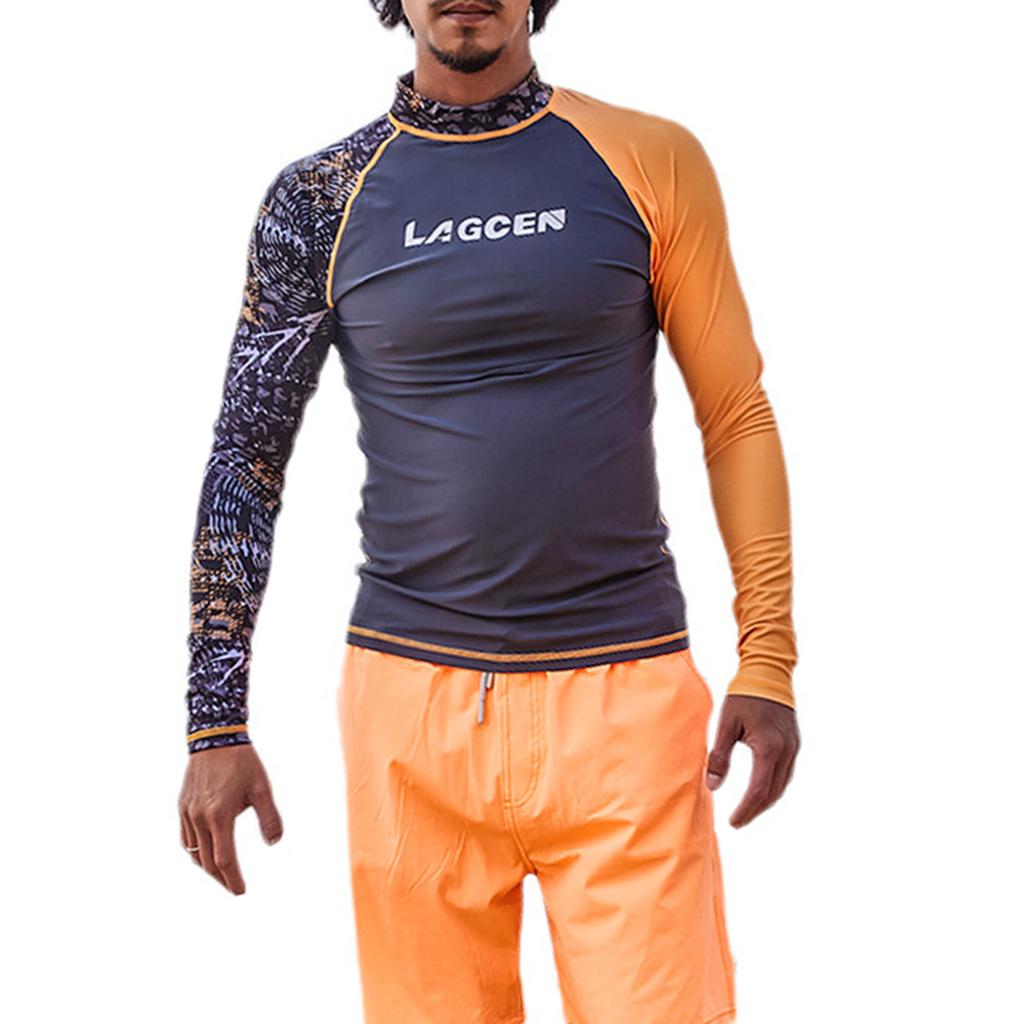 Мужской водолазный костюм, купальник, быстросохнущий купальник с длинными рукавами