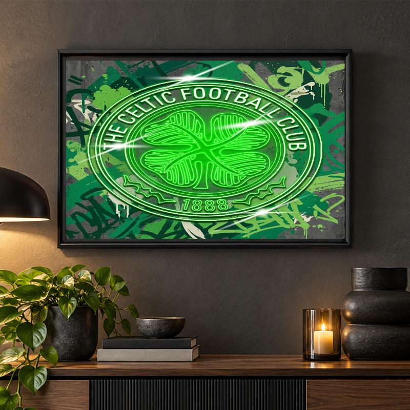 Celtic FC Diamond Painting Kit 5D Full Drill DIY Diamond Mosaic Wall Art Home Decor