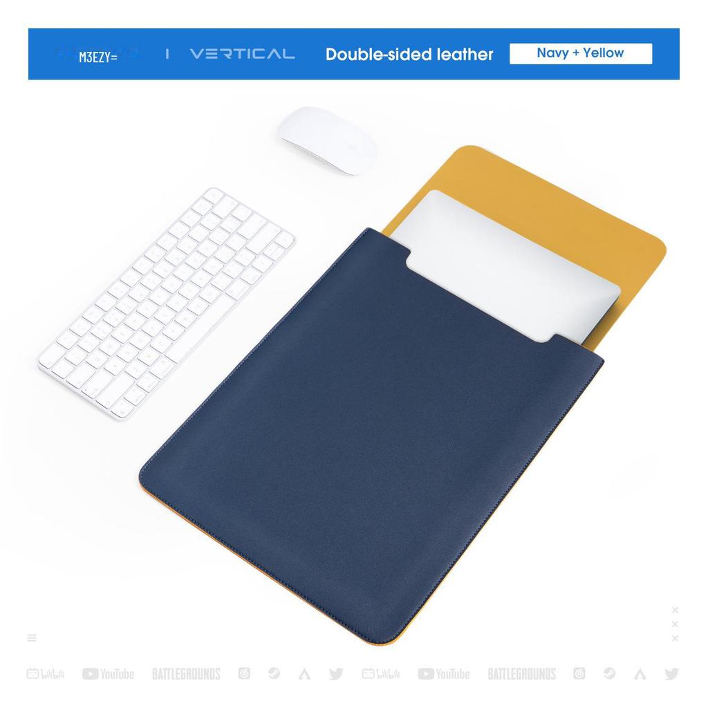 Немагнитная кожаная сумка для ноутбука Apple M2, Huawei, Lenovo Xiaoxin и планшетных компьютеров.