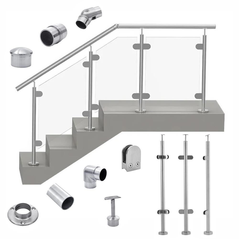 8‑meter 304 stainless‑steel handrail pipe
