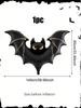 Halloween Large Scary Bat Balloon Halloween Party Birthday Decoration Bat Theme Can Be Hung Bat Decoration Outdoor Decoration