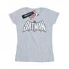 Womens/Ladies Batman Retro Crackle Logo Cotton T-Shirt