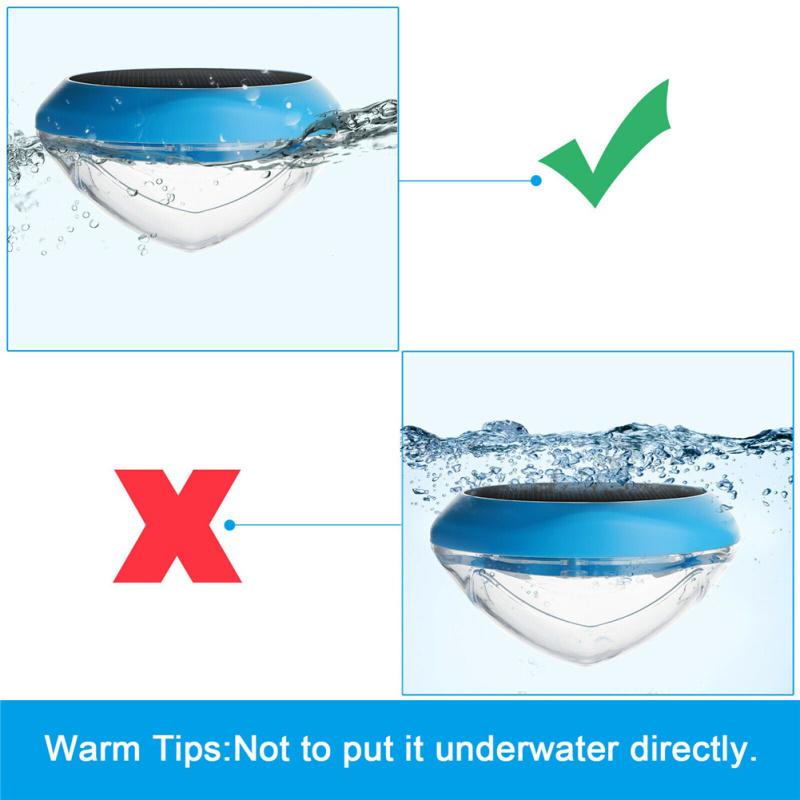 Солнечная светодиодная лампа RGB для открытого сада, пруда, бассейна, плавающая водонепроницаемая лампа Ipx6