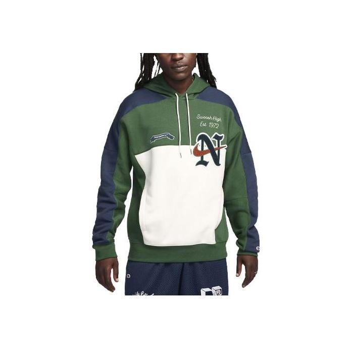 Nike Sportswear Club Fleece Graphic Hoodie Oil Green FQ6156-323