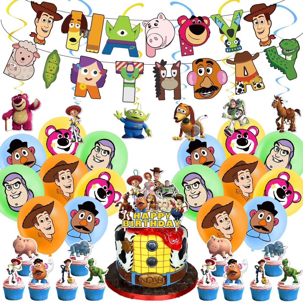 Toy Story Buzz Lightyear Birthday Party Banner Supplies Set For Kids Vibrant And Festive Décor