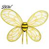 Fun Costume Wings for Kids Cute Bee Wing Kids, Honey Festival Costume, Princess Girls Dress Festive Accessories Up Accessory Toddler