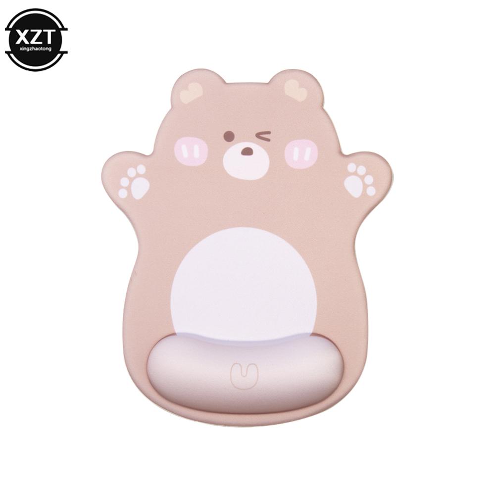 Cartoon Cute Silicon Mouse Pad Wrist Rest Hand Support Ergonomic Mousepad Cushion Mat Office Laptop Computer Gaming Mouse Pads