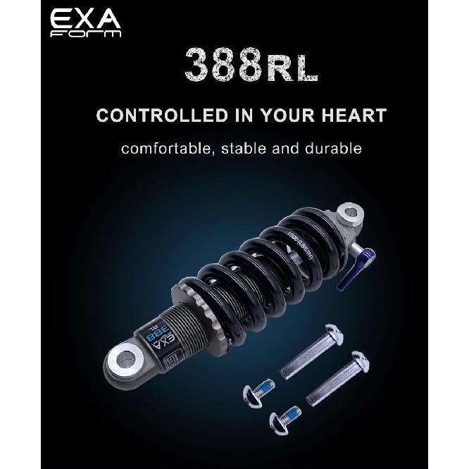 KS 388 RL Rear Shock Length 150/165/180mm Independent Bicycle Shock Absorber for MTB / Scooter / Lithium Electric Bike Parts