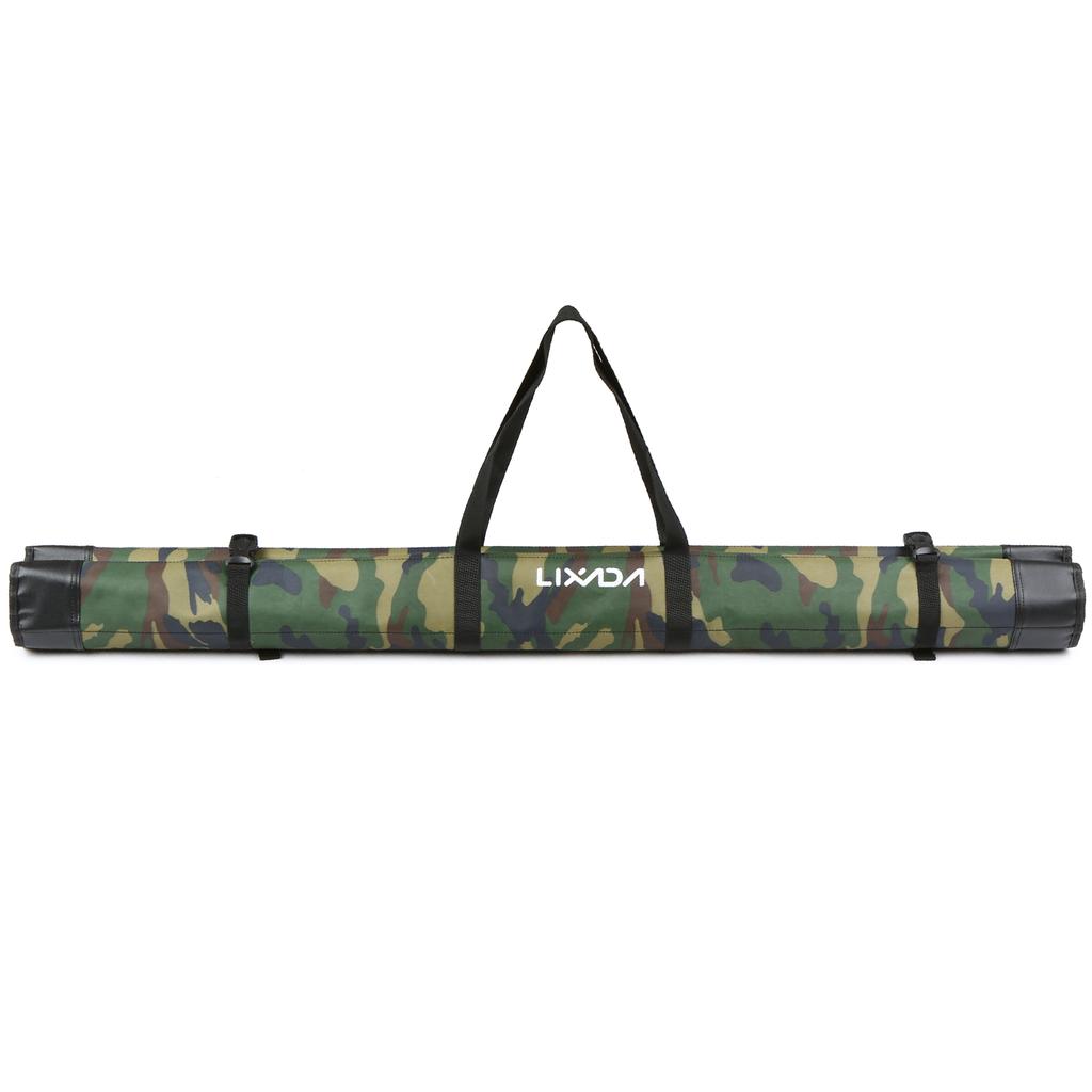 Lixada Чехол для удочки, портативный мягкий чехол, складная сумка для хранения удочки, набор-органайзер для удочки