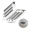 2Pcs Car Side Air Flow Vent for Fender Hole Cover Intake Grille Duct Decoration ABS Plastic Sticker Car Accessories Exterior