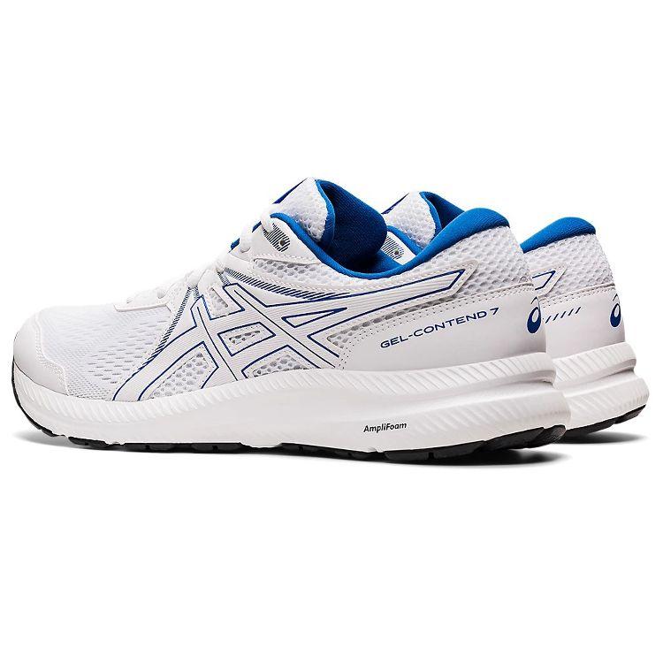 Asics Кроссовки для бега Gel-Contend 7 с низким верхом Мужские кроссовки Бело-синие 1011B040-104