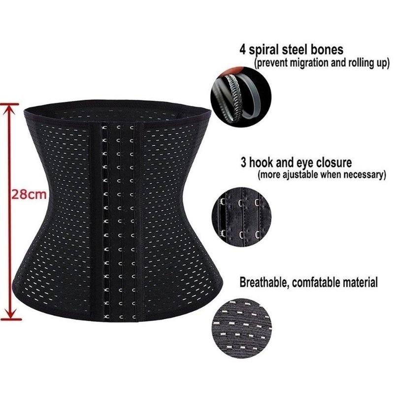 Men Body Shaper Slimming Belt Waist Trainer Sauna Swat Belt Workout Corsets Modeling Straps Sport Girdle Fitness Fat Burning Trimmer Shapewear