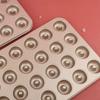12/24 Cavity Doughnut Baking Pan Nonstick Cake Baking Pan Carbon Steel Mini Donut Mold Doughnut Bakeware Tray Durable