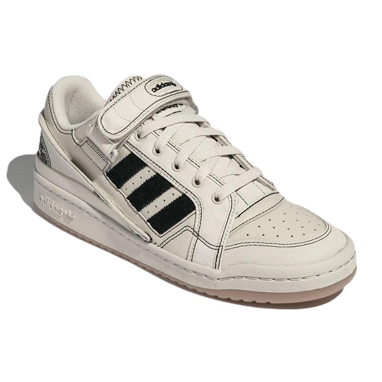 Adidas Оригинальные кроссовки Forum 84 Low Унисекс Белые Черные HP9563