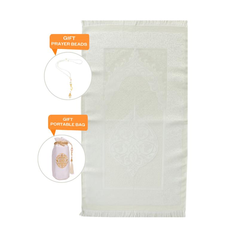 Gebetsteppich Mit Gebetsperlen Für Islam, Muslimische Geschenke Bayram, Muslim Gebetsmatte Ramadan, Gebet, Beten, Eid, Quran