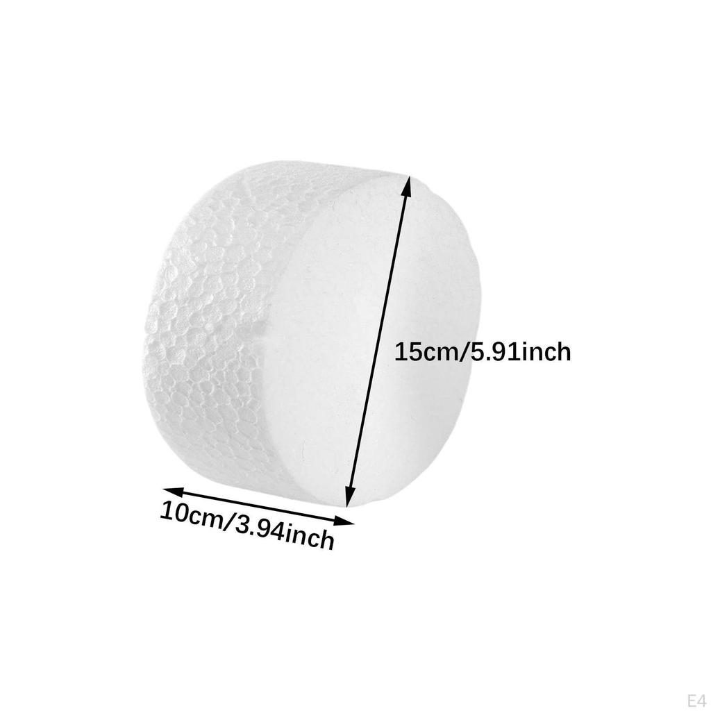 5 круглых пенопластовых муляжей для декора вечеринок и творческих проектов