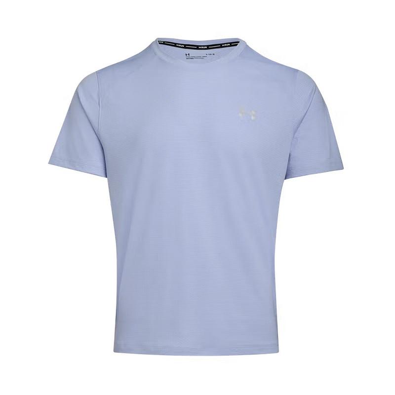 Under Armour Модная Универсальная Дышащая Футболка с Коротким Рукавом Мужская Топы Светло-Голубая 1371129-539