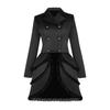 Women's Double-breasted Lace Trim Medieval Renaissance Cos Stage Performance Outfit