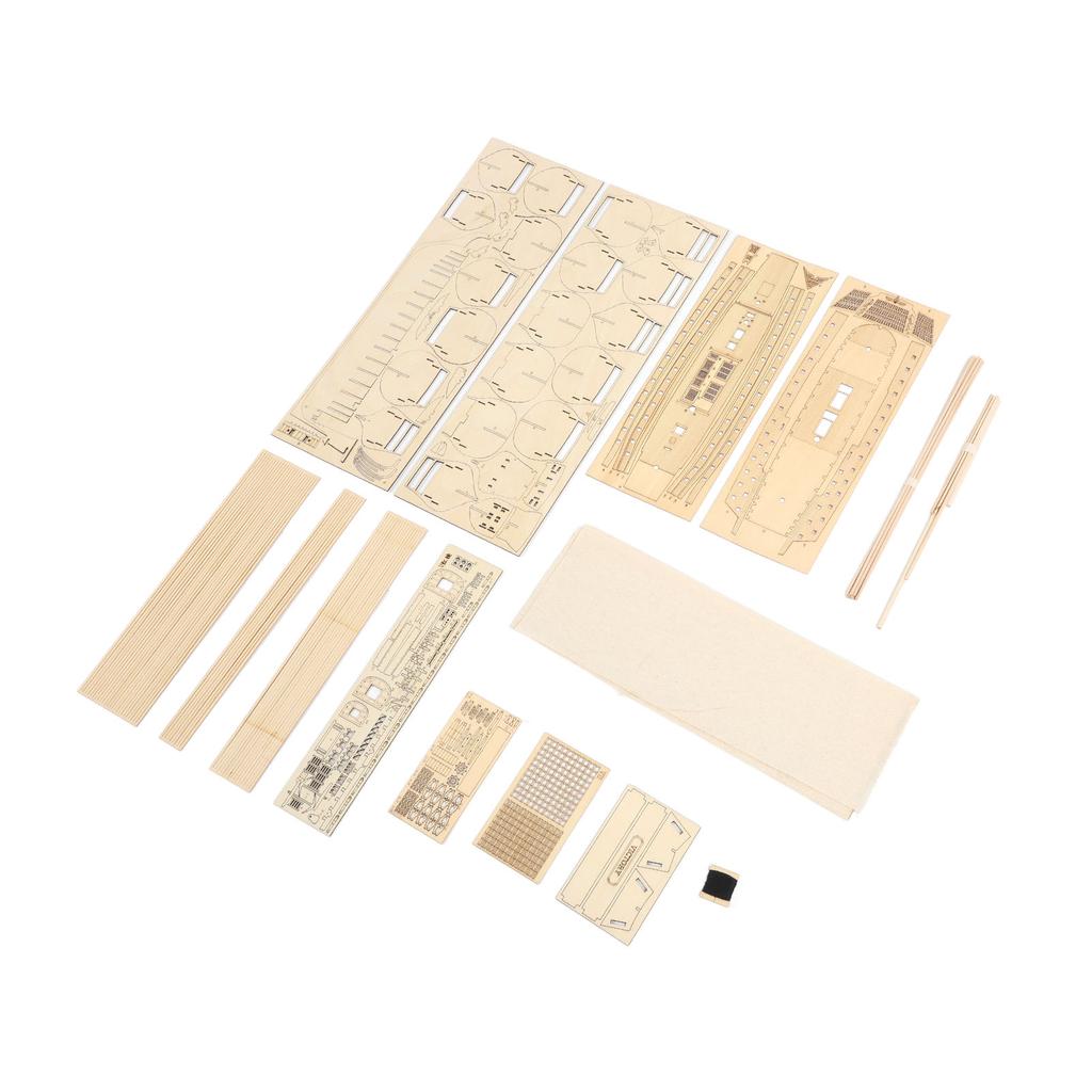 Wooden Model Ships DIY Assembly Classic Ancient Boat Sailing Boat Decor Model DIY Ship Craft for 14