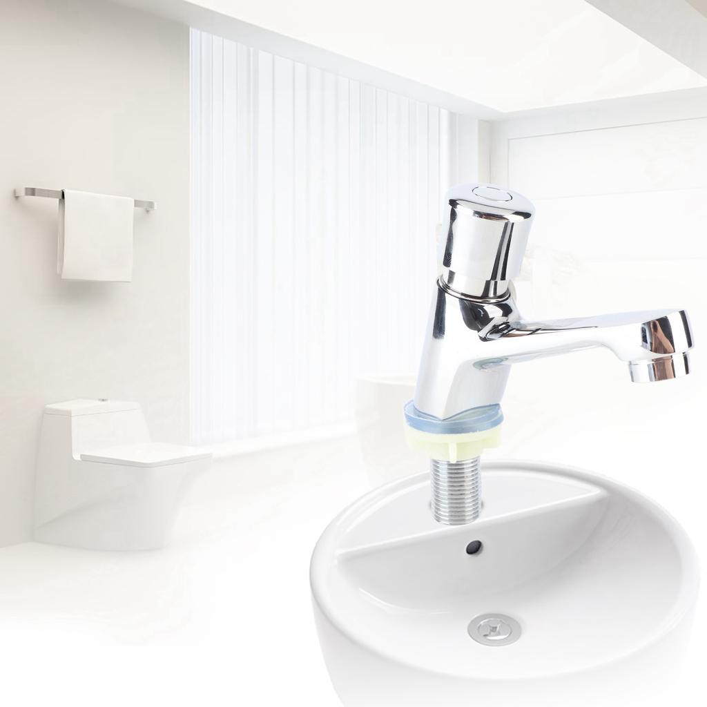 Общественная кухня ванная комната хромированная самозакрывающаяся экономия воды задержка времени раковина кран кран