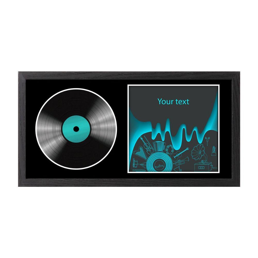 Tabletop Display CD Display Frame Wall Mountable Disc Frame Box CD Frame Display Case Music Lovers