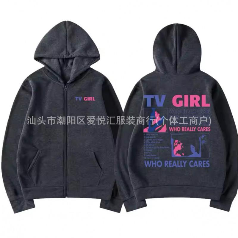 Womens Oversized Hooded Long Sleeve Shirt Jacket Cotton Blend Casual Print Top Loose Fit