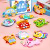 6Pcs/Set Kids DIY Doll Sewing Kit Handmade Non-woven Fabric Animal Plushie Stuffed Animal Craft Sewing Kit Beginner Toddlers Boys Girls Gift