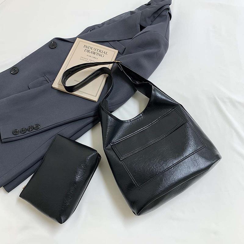 Легкая роскошная изысканная цепочка, портативная сумка-ведро, женский нишевый дизайн, иностранный стиль, высокое чувство ценности, ремень для подкачки, сумка-мессенджер через плечо