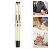 Small Short Fountain Pen for Student Women Men Art Handwriting Pocket Fountain Pen Fit 2.6mm Cartridges (Not Included)