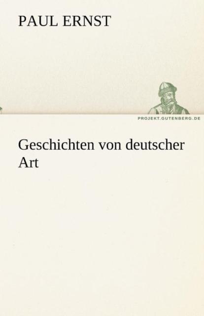 The Geschichten Von Deutscher Art Book