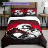 3pcs Duvet Cover Set (1*Duvet Cover + 2*Pillowcase, Without Core), Manly Warringah Sea Eagles Print Bedding Set, Bedroom Decor, All‑Season, Birthday G